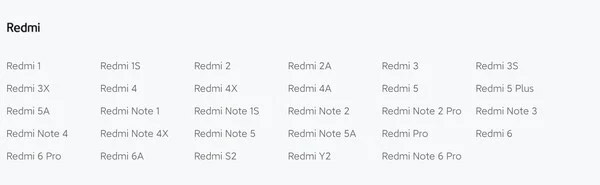 68款小米Redmi设备停止推送更新！ 2