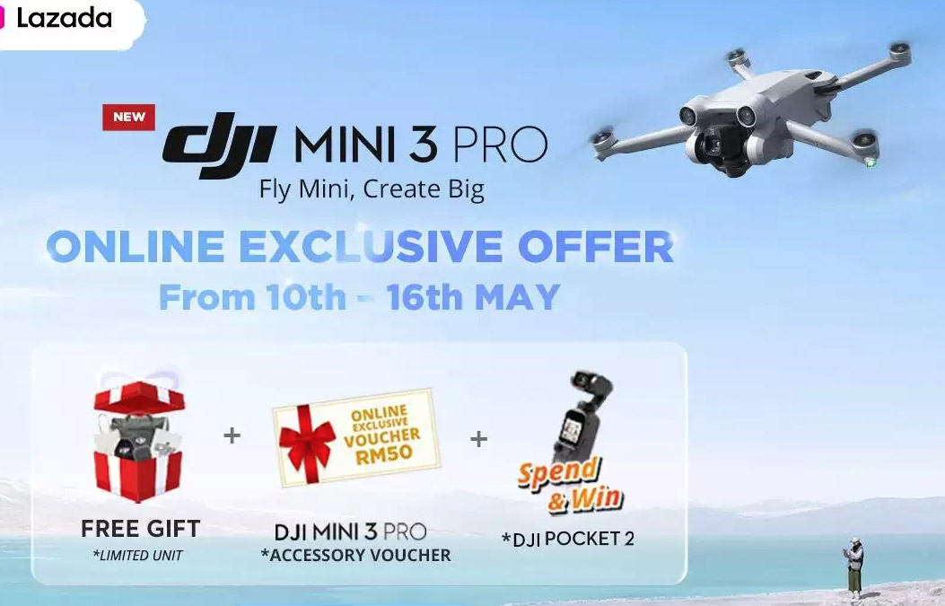 DJI Mini 3 Pro无人机发布，售价RM3399起！ 36