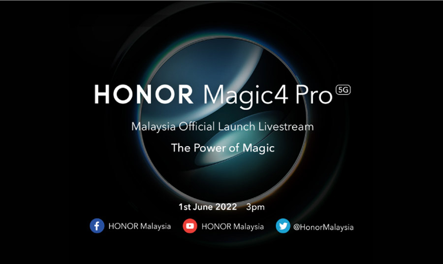 大马HONOR Magic4 Pro将于6月1日发布！ 1