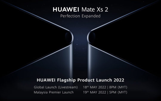 大马华为Mate Xs 2将于5月19日发布