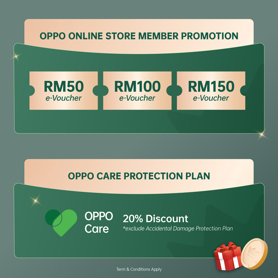 庆祝My OPPO两百万会员：OPPO将送出价值RM150,000礼品！ 2