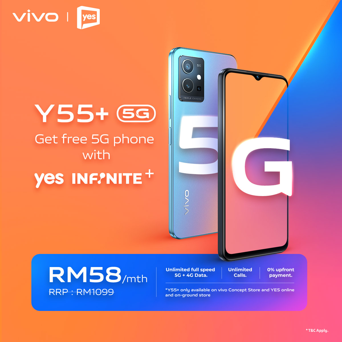 大马vivo Y55+ 5G发布，售价RM1099！ 2