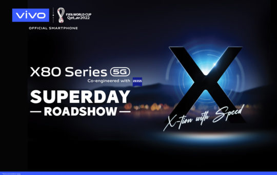 vivo X80系列超级品牌日路演：手机折扣高达50%！ 2