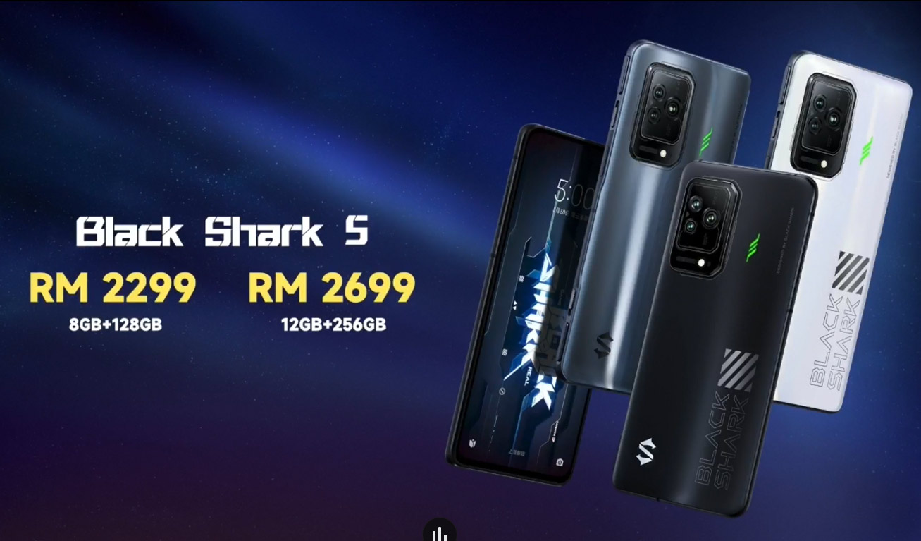 大马Black Shark 5系列发布，售价RM2299起！ 2