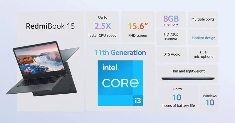 大马RedmiBook 15发布：优惠价RM1899起！ 2
