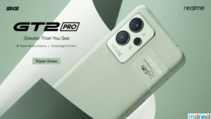 大马realme GT 2 Pro发布新配色Paper Green