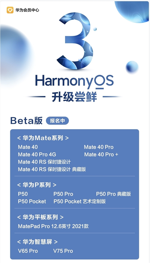 华为HarmonyOS 3发布，同时推出多款新设备！ 3