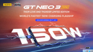 realme GT Neo3雷神联名版将于7月7日发布