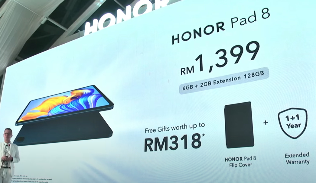 大马HONOR Pad 8、MagicBook 14，MagicBook X系列发布：售价RM1399起！ 2