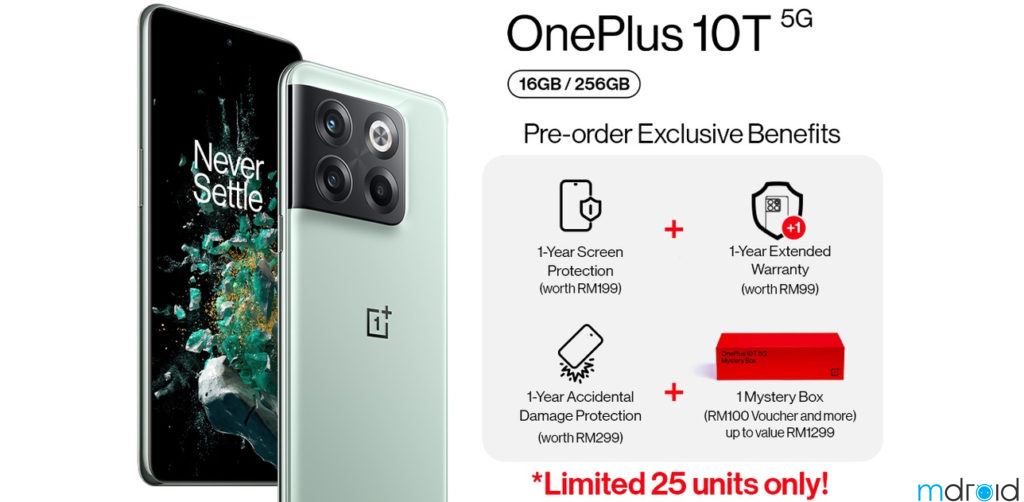 大马OnePlus 10T开启预购：售价RM3199！ 1