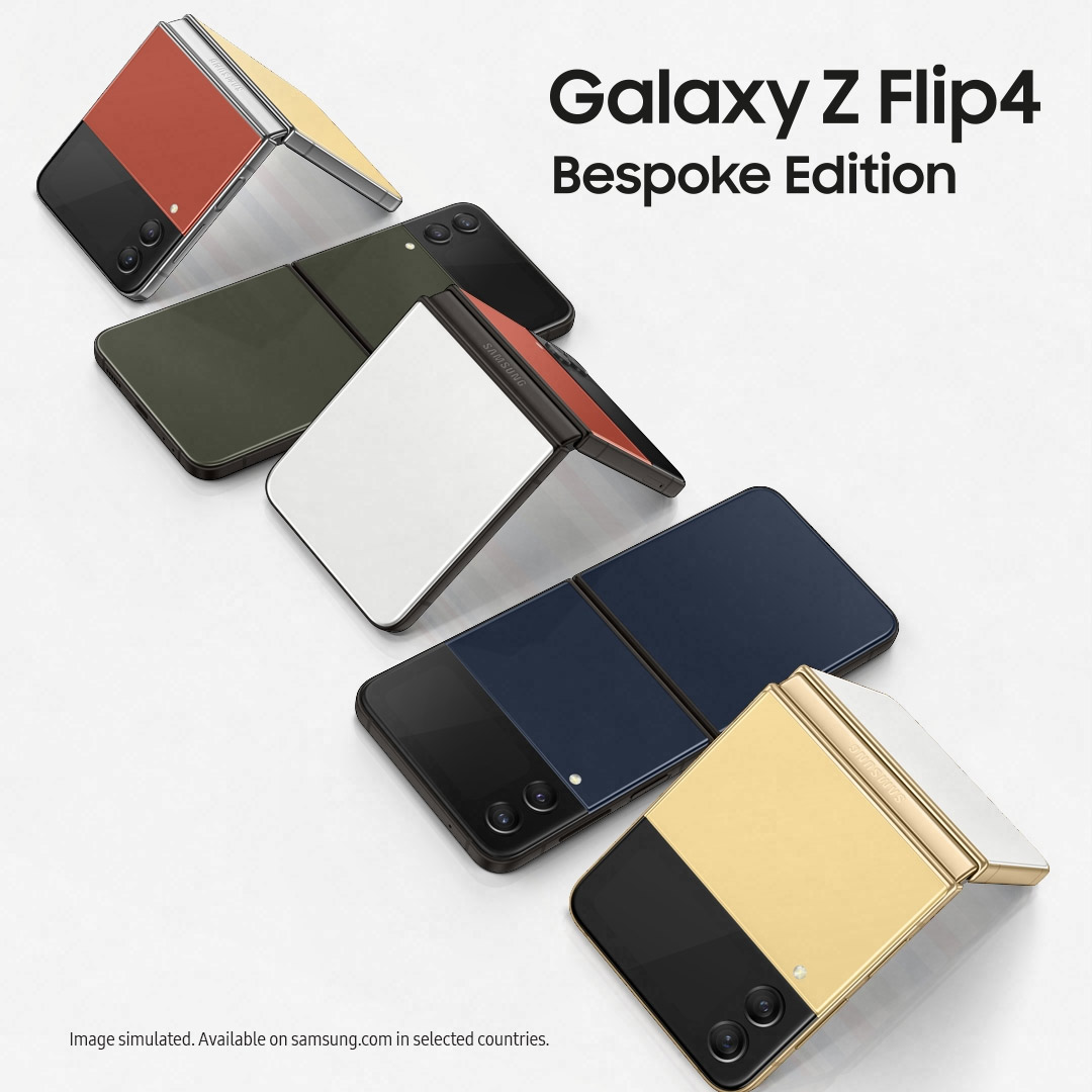 三星Galaxy Z Flip4 Bespoke Edition：自定义机身颜色尽显个性！ 2