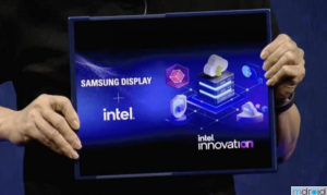 三星展示全球首款PC用卷轴显示屏