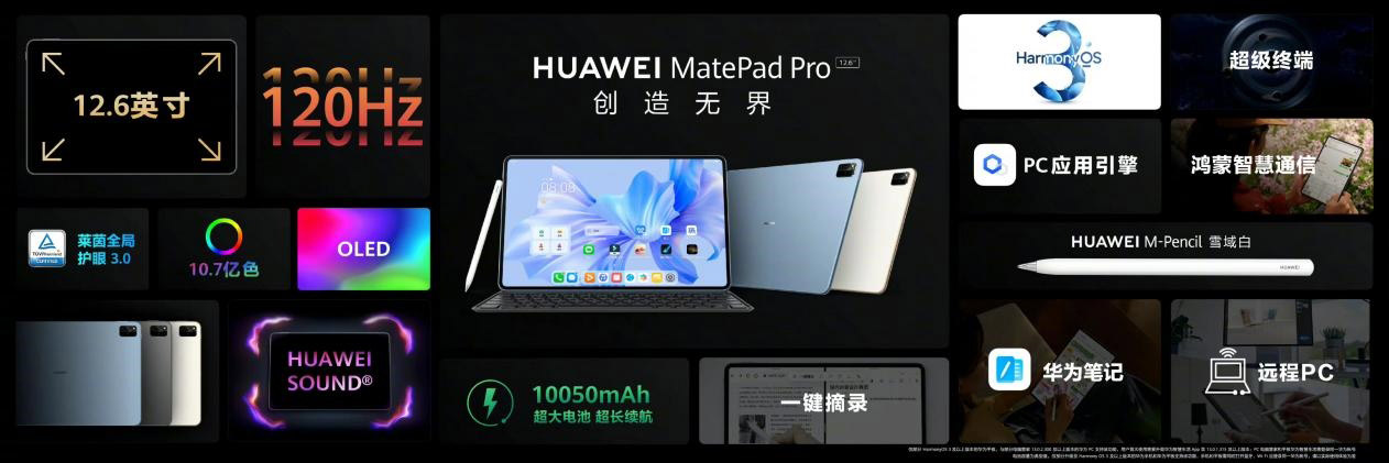 华为MatePad Pro 12.6 2022发布：售约RM3042起！ 5