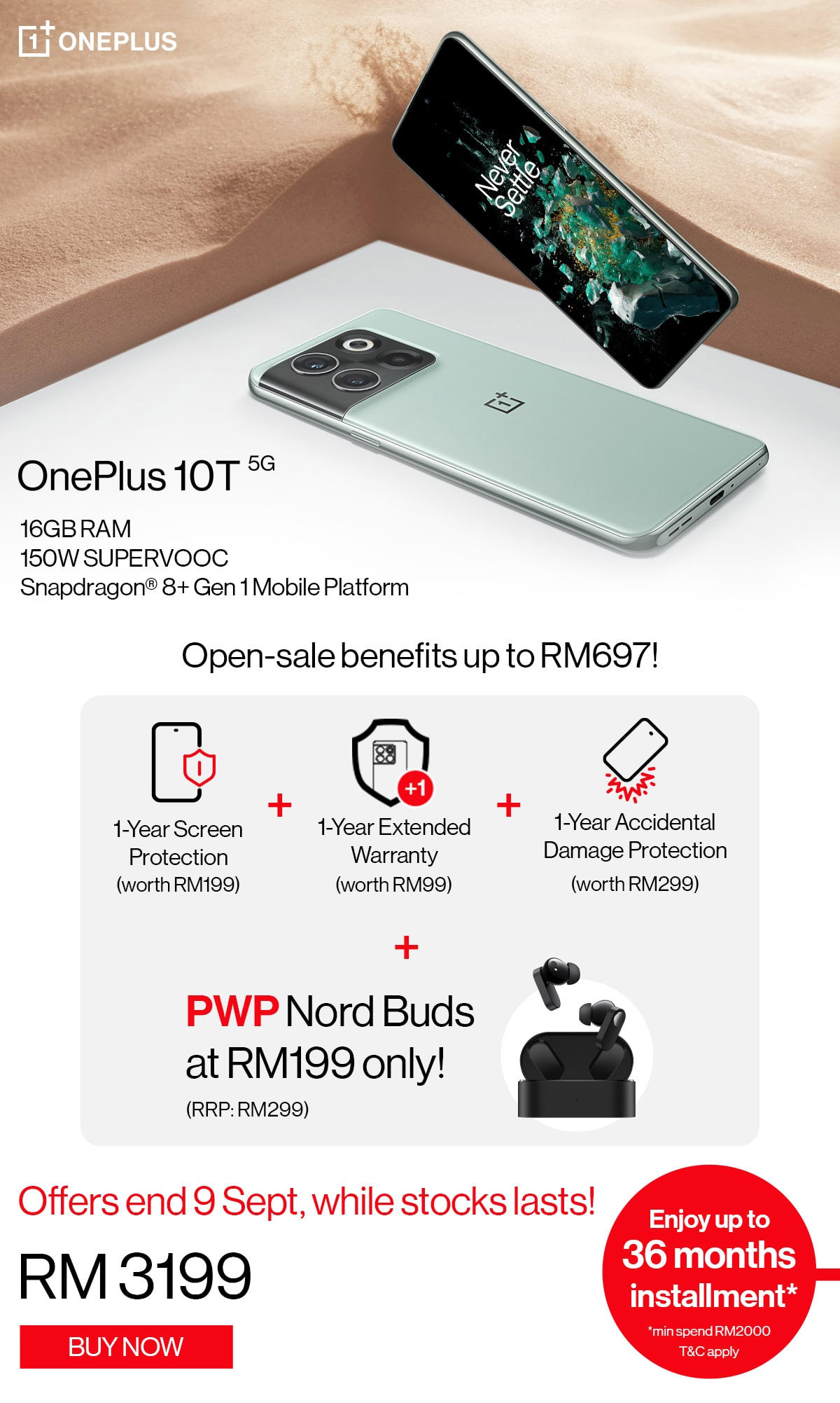 大马OnePlus 10T 5G开卖：送价值高达RM697赠品！ 29