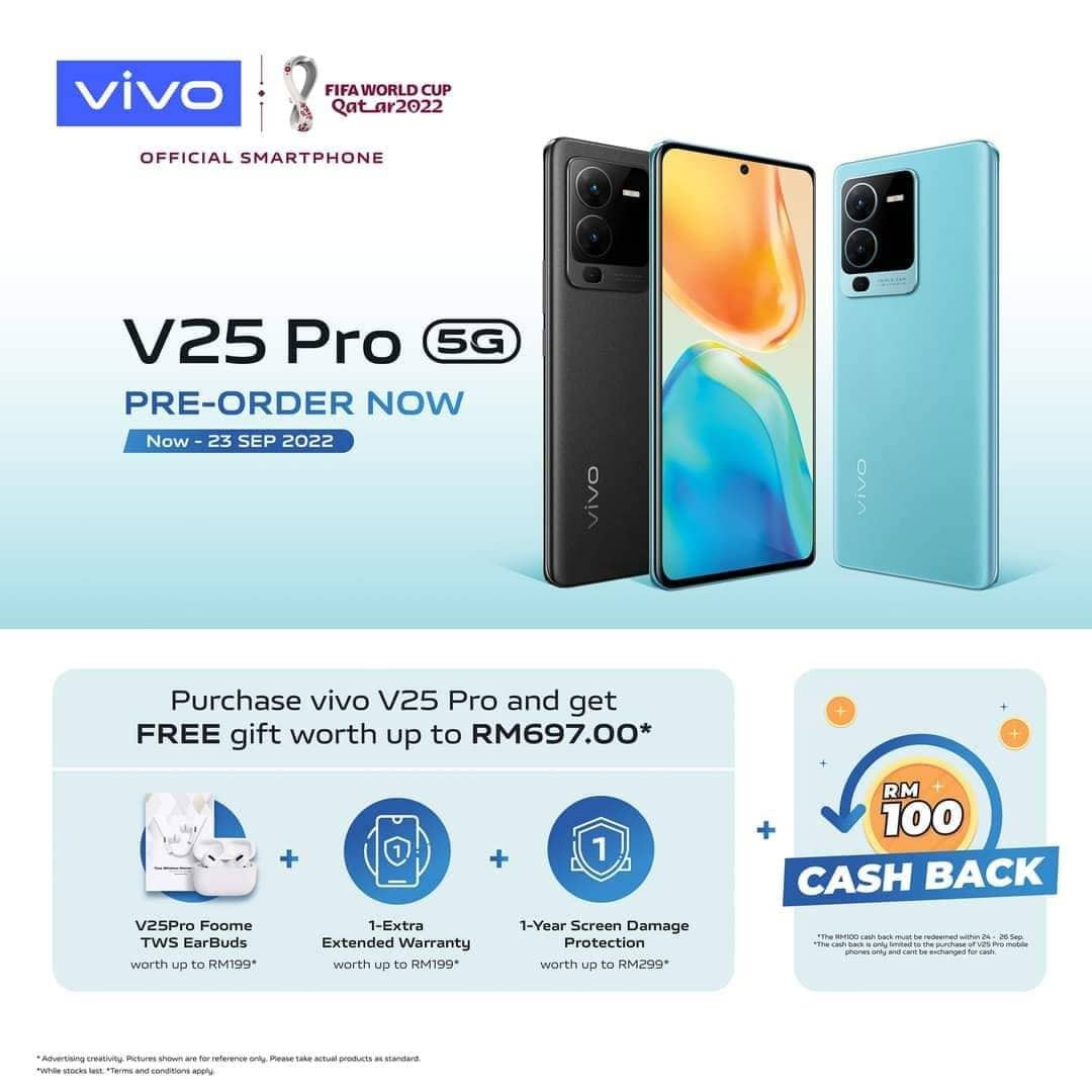 大马vivo V25 Pro 5G发布：售价RM2499！ 2