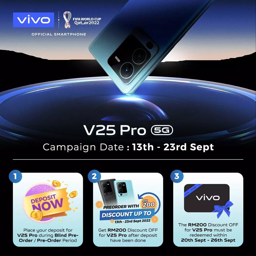 大马vivo V25 Pro 5G发布