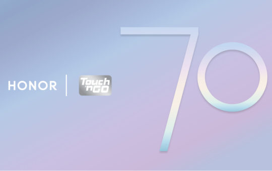 HONOR 70限量版新色上市，与Touch 'n Go联合开发新卡设计