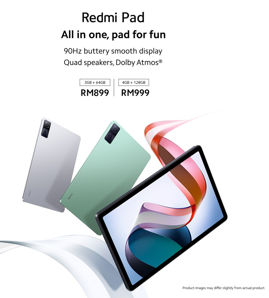 大马Redmi Pad发布：Helio G99+2K屏，售RM899起！ 4