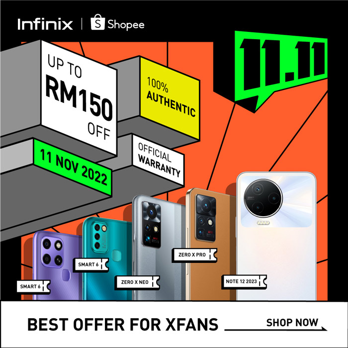 Infinix双十一优惠：手机折扣高达RM150！ 1
