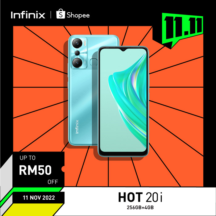 Infinix双十一优惠：手机折扣高达RM150！ 2