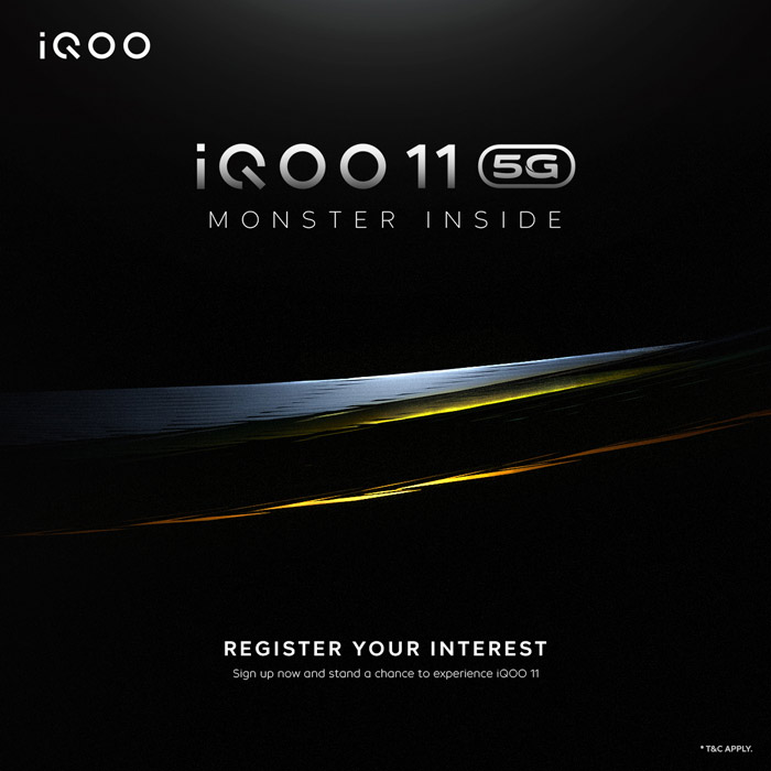 注册预约iQOO 11 5G，赢取总值RM30,000礼品！ 1