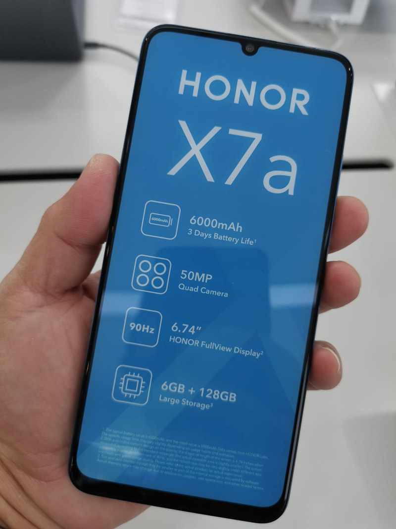 HONOR X7a真机现身大马，即将发布？ 1