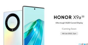 大马HONOR X9a将于1月4日发布