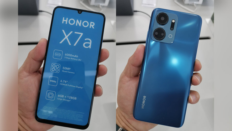 HONOR X7a真机现身大马