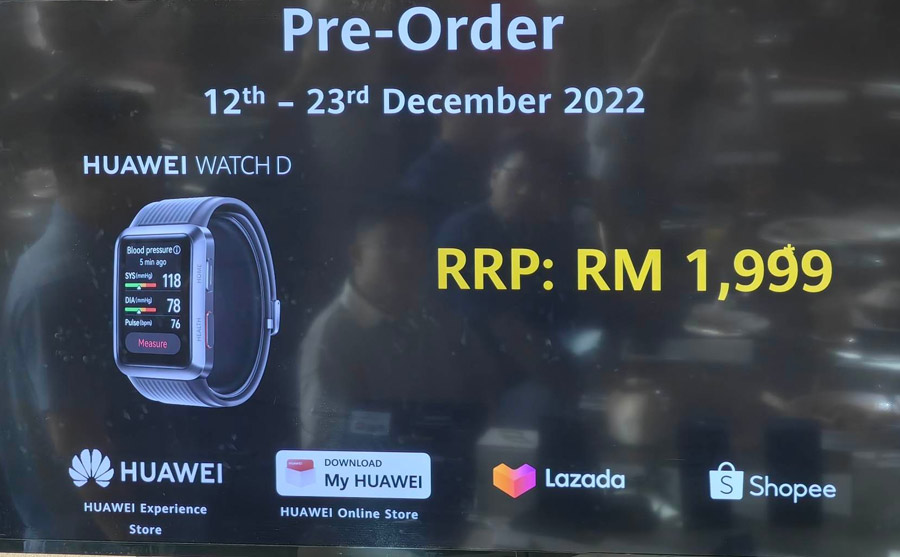 华为WATCH D发布：可测量血压，售价RM1999！ 6