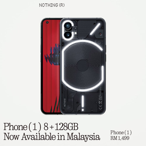 Nothing Phone (1) 8+128GB开卖：售价RM1499！ 2