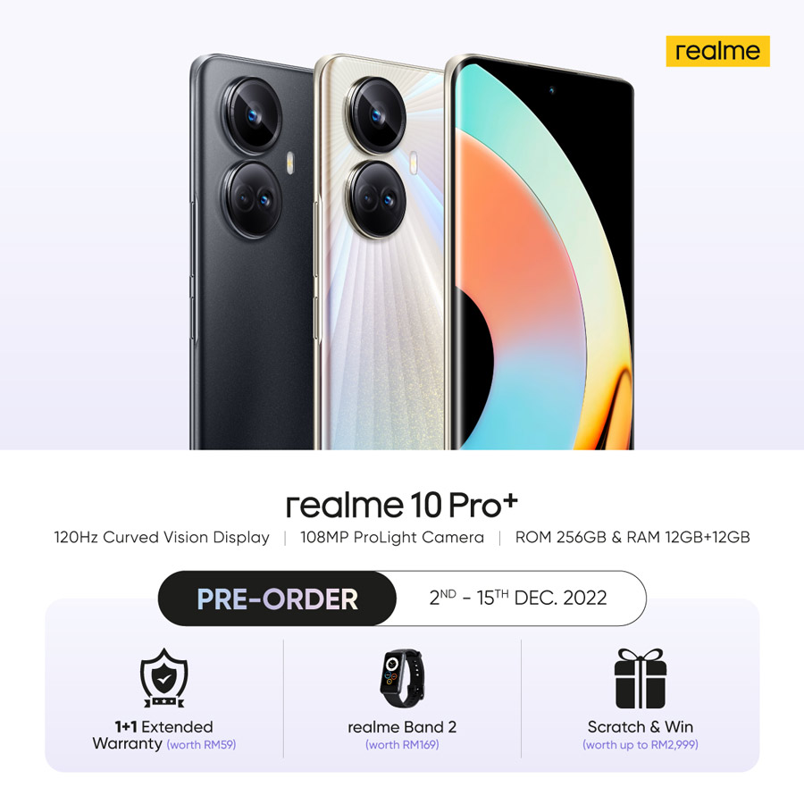 大马realme 10 Pro系列发布，售价RM1299起！ 3