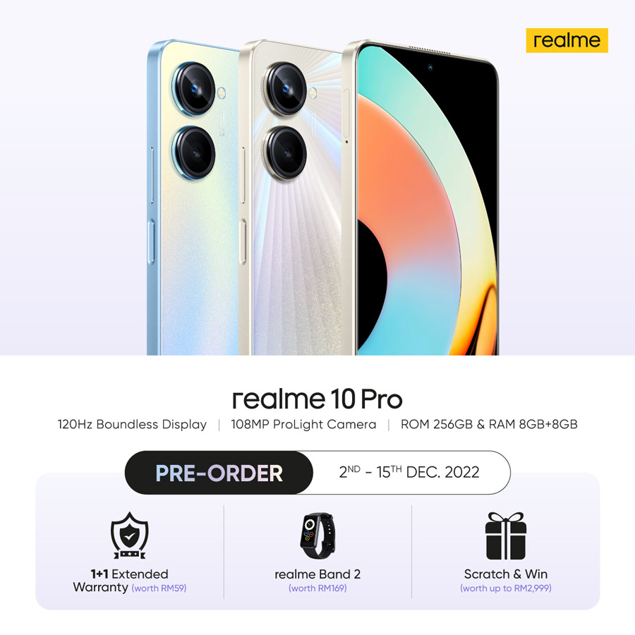大马realme 10 Pro系列发布，售价RM1299起！ 4