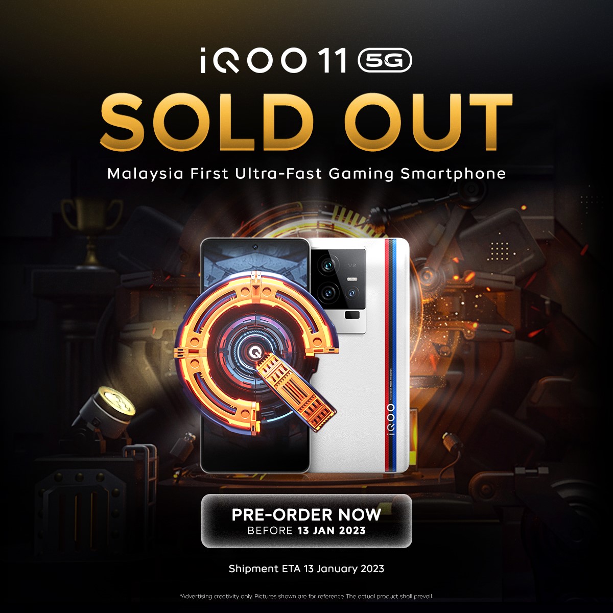 iQOO 11 5G 即日起将重新开放预售至1月13日