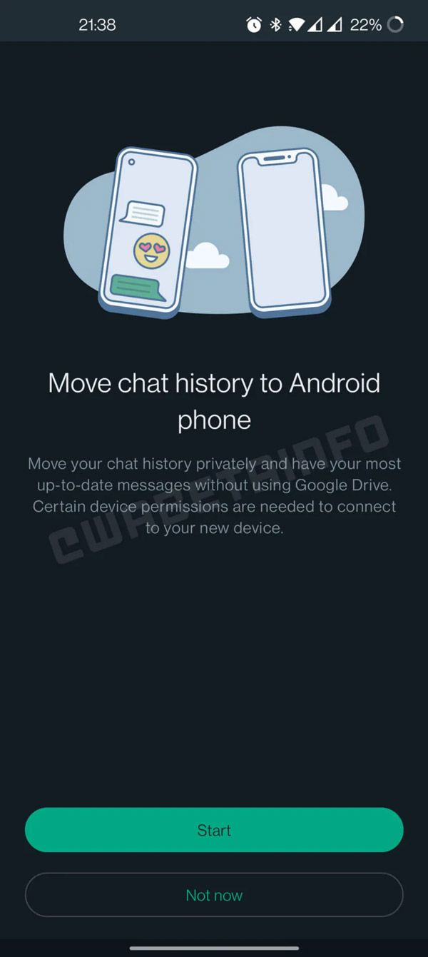 Android版WhatsApp可离线传输聊天记录！ 2