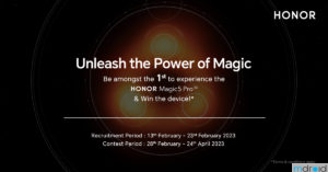 申请成为HONOR Magic5 Pro体验官