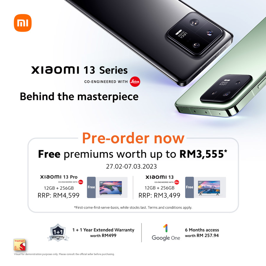 大马小米13系列发布：售价RM3499起！ 2