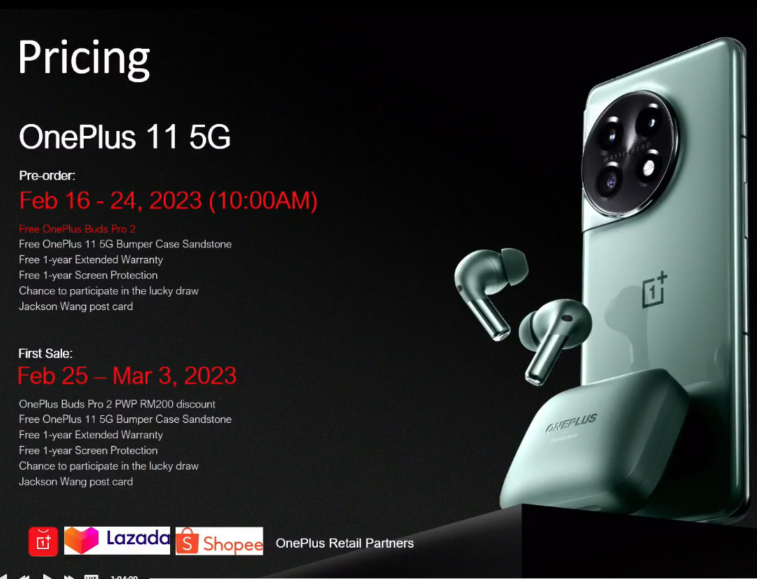 大马OnePlus 11 5G发布，售价RM3299起！ 3
