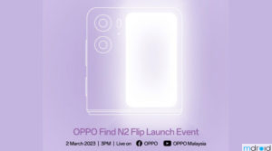 大马OPPO Find N2 Flip将于3月2日发布