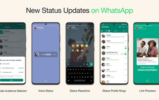 WhatsApp Status 新增多项功能