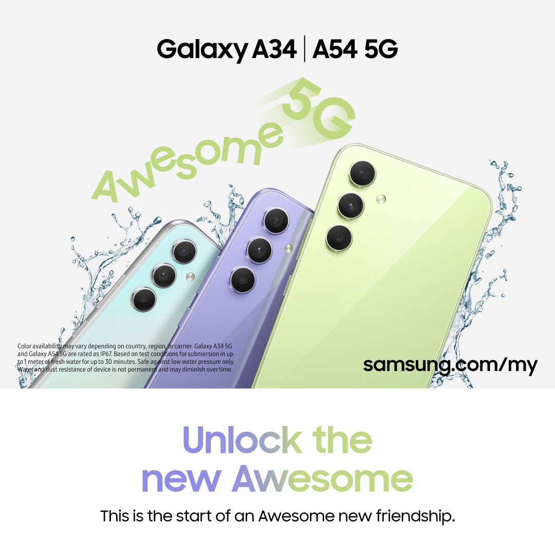 大马三星Galaxy A54 5G、A34 5G发布：售价RM1599起！ 7