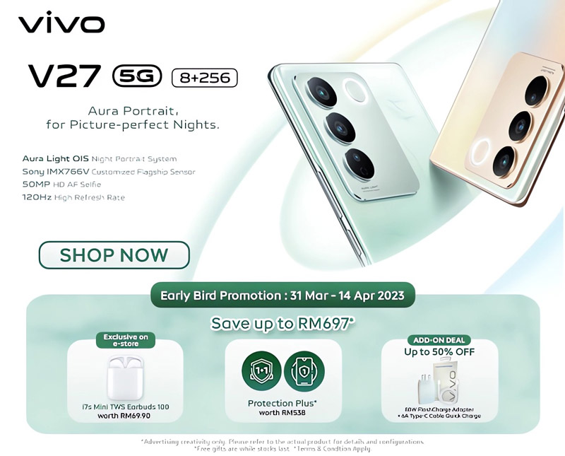 大马vivo V27 5G发布：售价RM1799起！！ 3