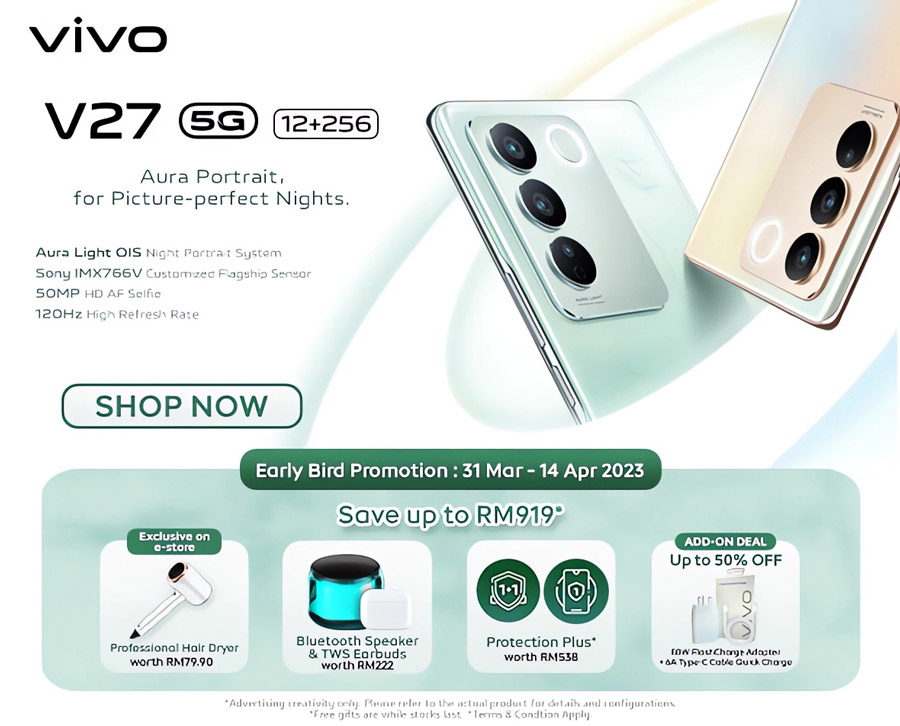 大马vivo V27 5G发布：售价RM1799起！！ 4