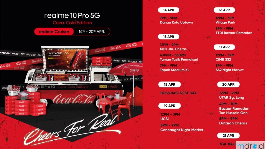 realme 10 Pro 5G Coca-Cola限量版路演