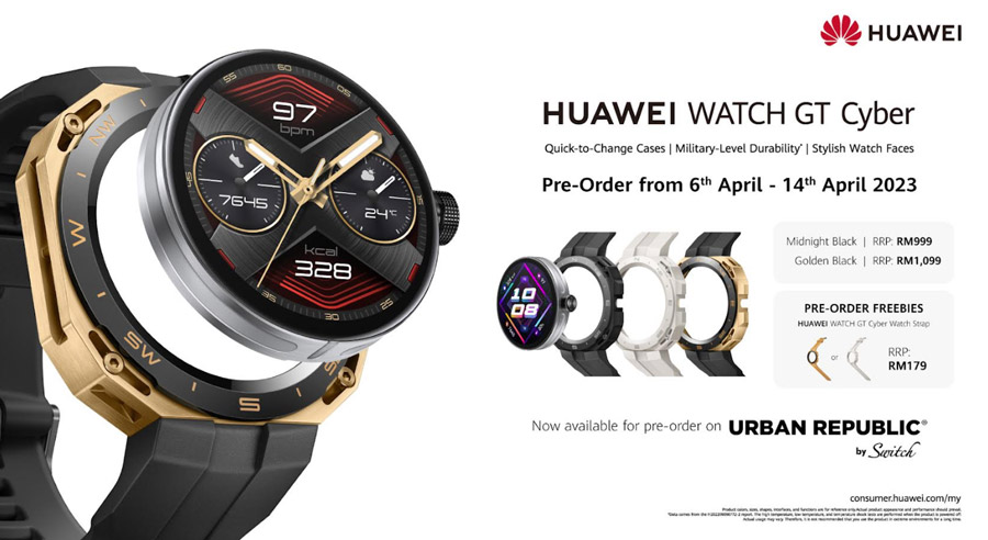 大马华为Watch GT Cyber、MatePad 11 2023发布：售价RM999起！ 12