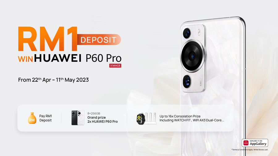华为P60 Pro开启预购：送出价值高达RM12,429奖品！ 1