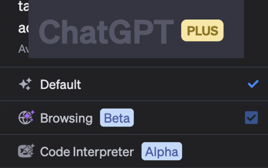 ChatGPT Plus开放联网能力