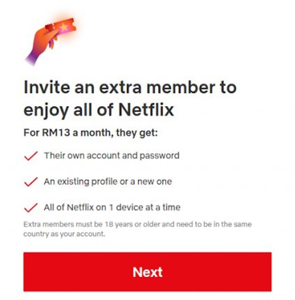 大马Netflix禁止账号分享，住不同地址须付费！ 1