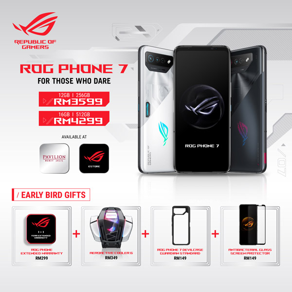 大马ASUS ROG Phone 7系列发布，售价RM3599起！ 2