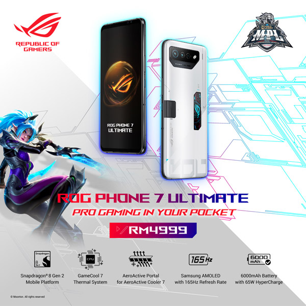 大马ASUS ROG Phone 7系列发布，售价RM3599起！ 69