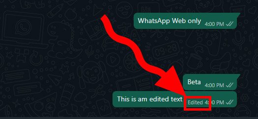 WhatsApp Web推出编辑已发送信息功能！ 3